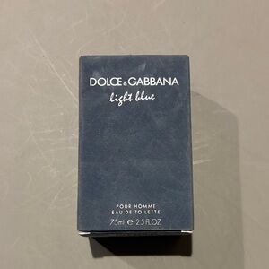 Dolce & Gabbana Navy Blue Box with White Text
